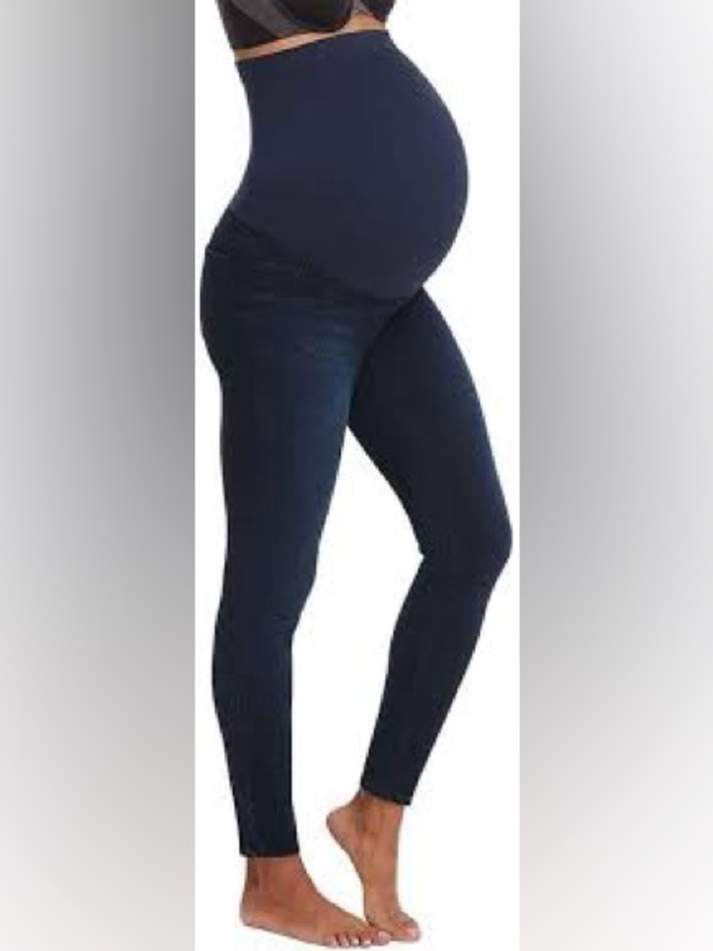 SPANX Mama Ankle Jean-ish Leggings Twilight Rinse Maternity Women’s SM